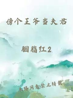 傍個王爺當(dāng)夫君
